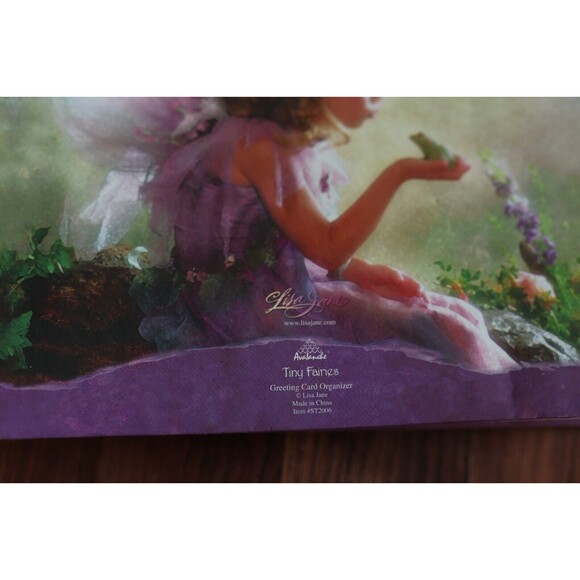 12 Pocket Lisa Jane Holiday Card Organizer With Ribbon Tie Fairycore Cottagecore - Picture 5 of 10